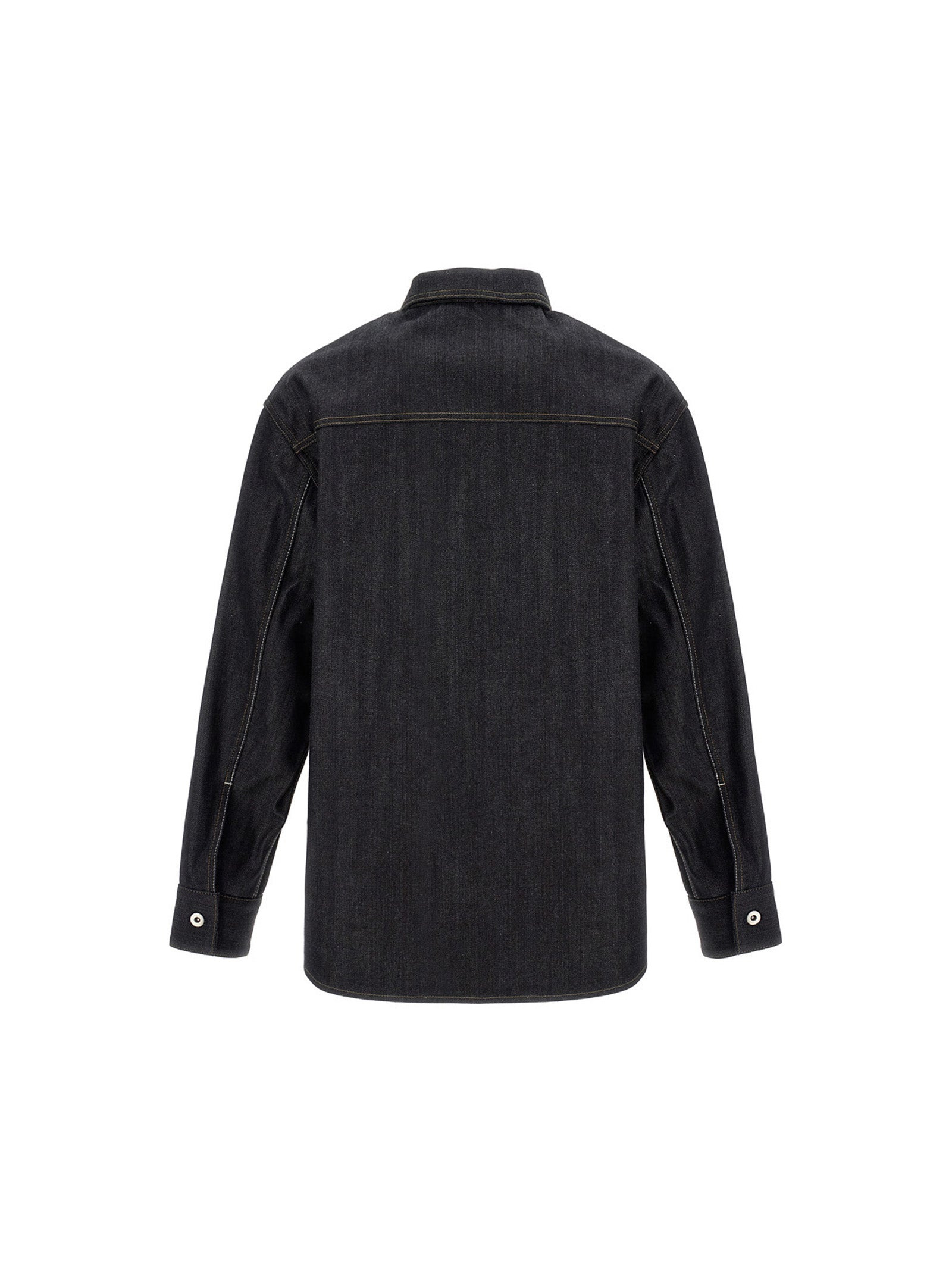 Jil Sander Men Denim Overshirt - 2