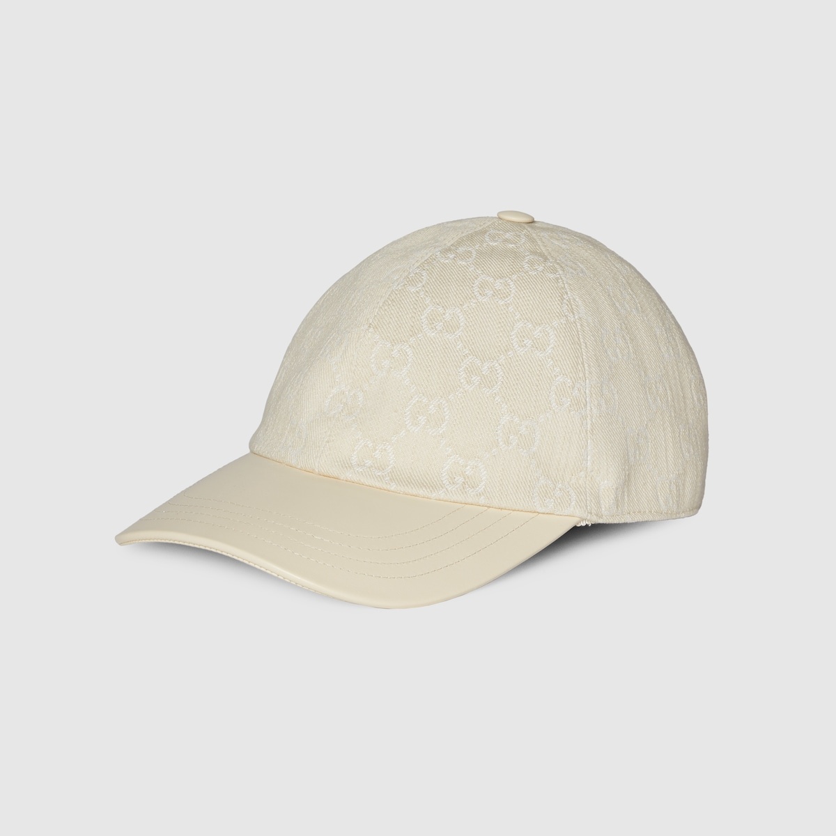 GG denim baseball hat - 1