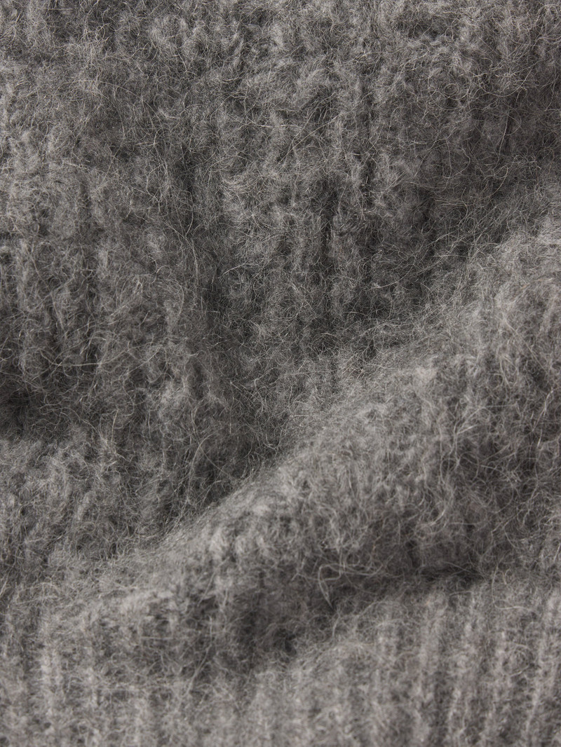 The Plush Bomber in Dark Heather Grey 4