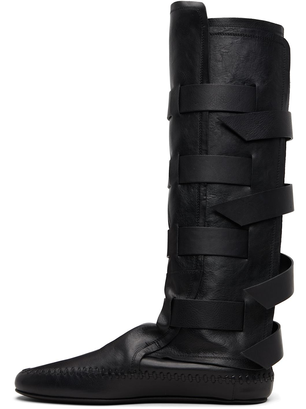 Black Siver Soft Boots - 3