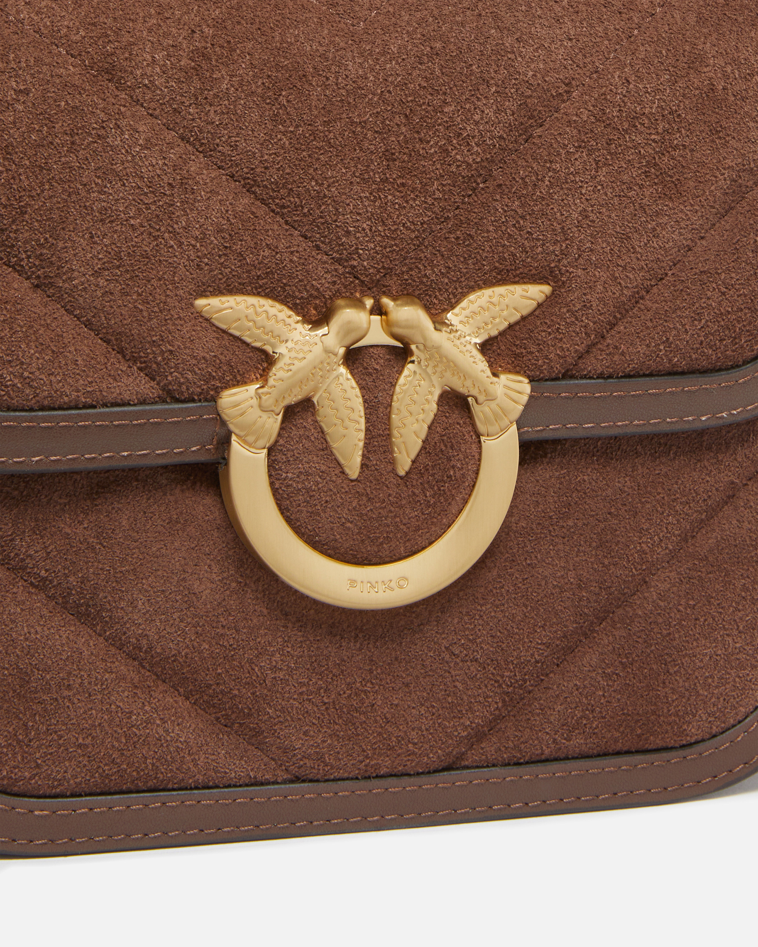SUEDE MINI LOVE BAG BOX SHOULDER BAG - 3