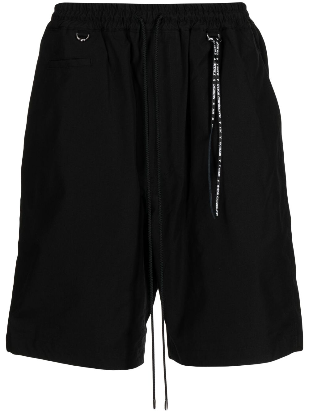 logo-embroidered bermuda shorts - 1