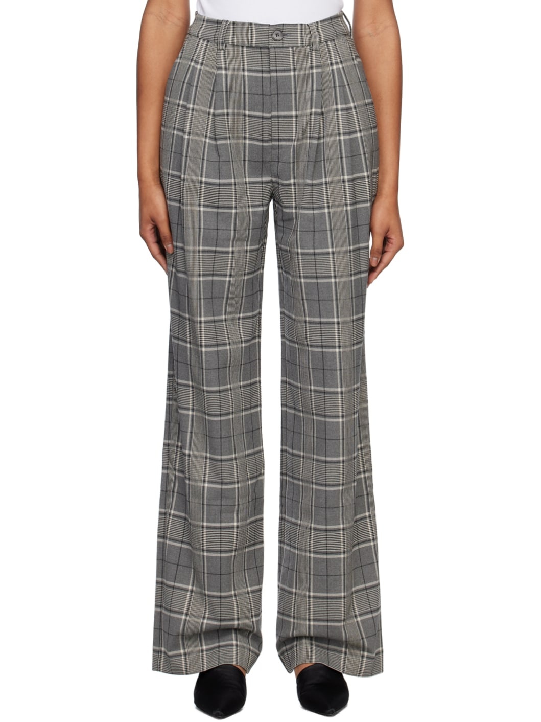 Gray Carrie Trousers - 1