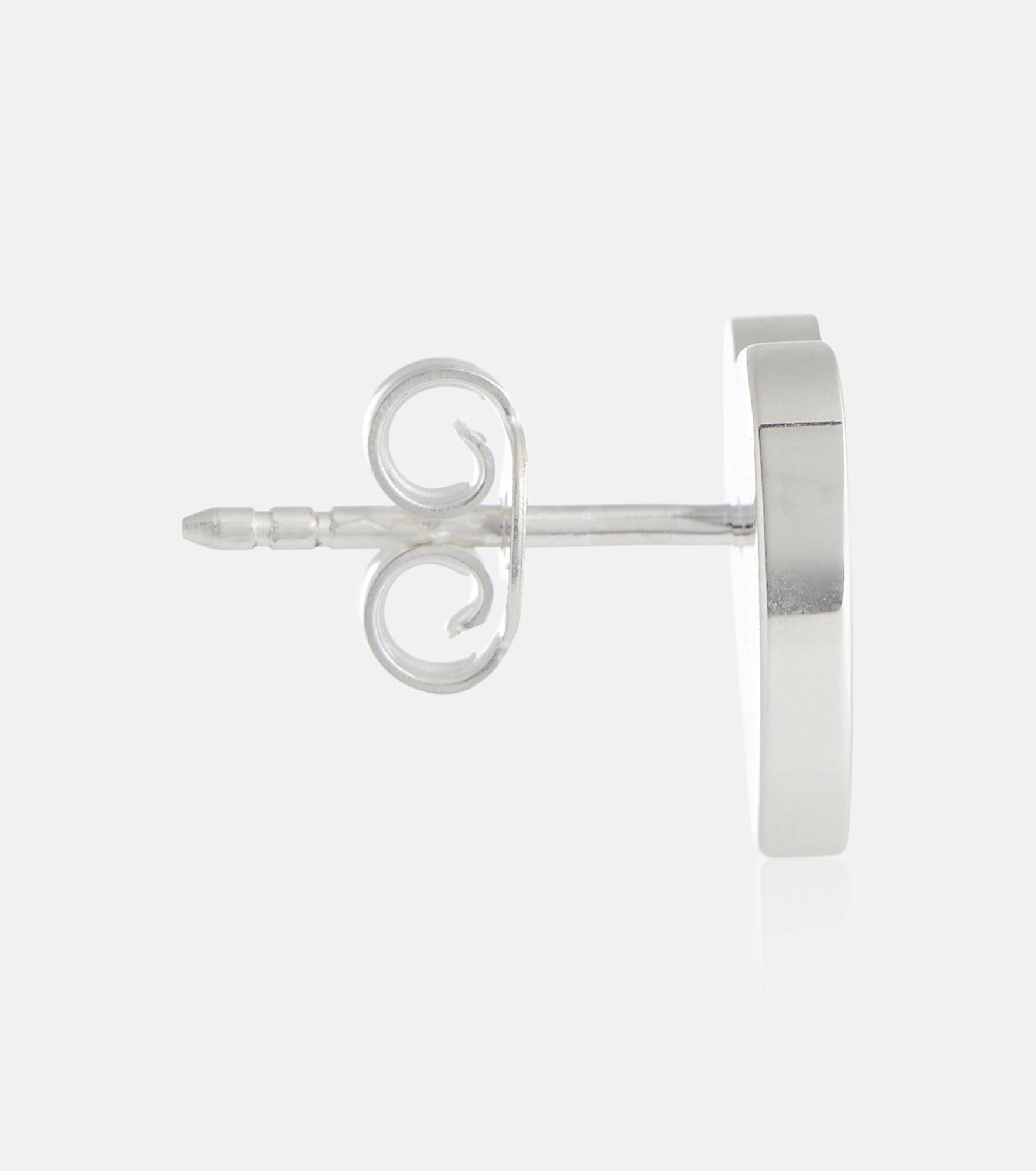 Sterling silver heart earrings - 2