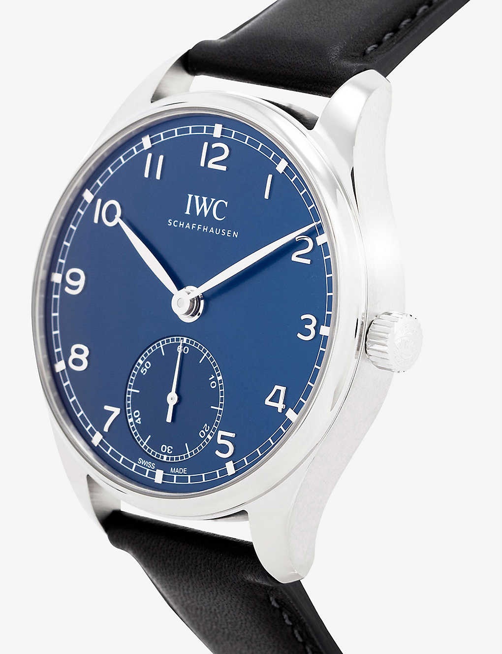 IW358305 Portugieser stainless-steel and leather automatic watch - 3