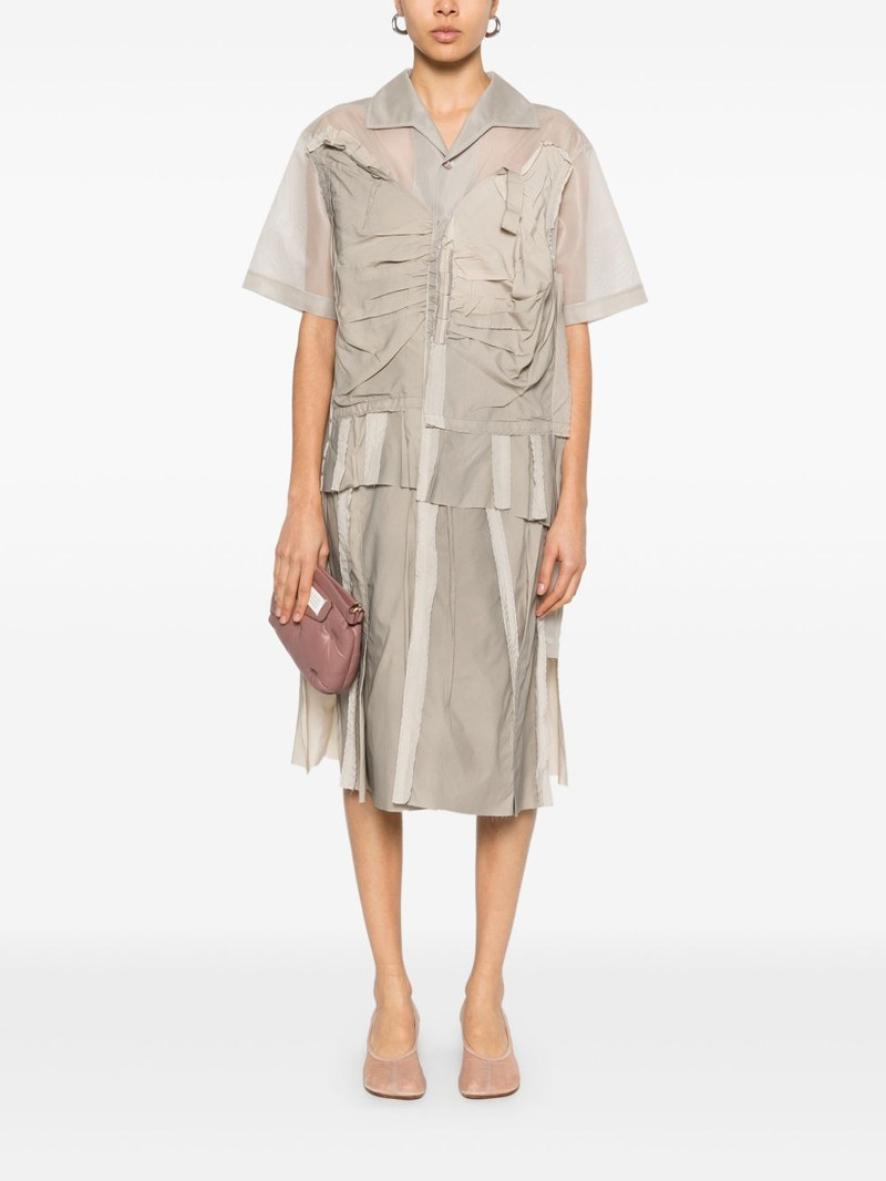 Maison Margiela panelled midi dress outlook