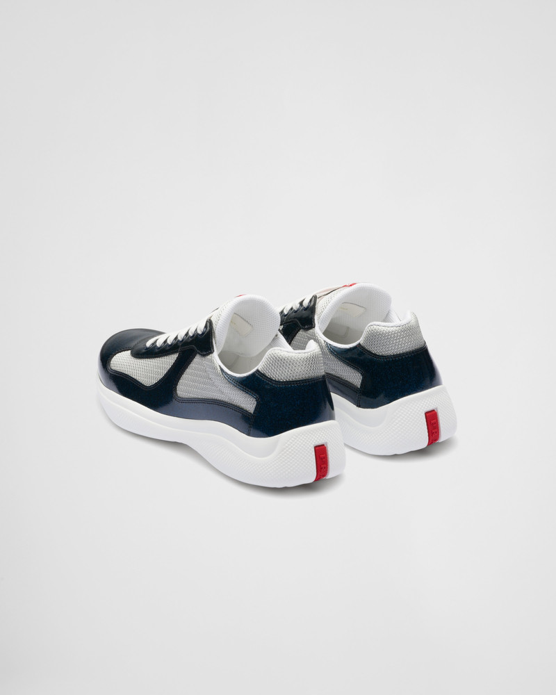 Prada America's Cup patent leather and bike fabric sneakers 5
