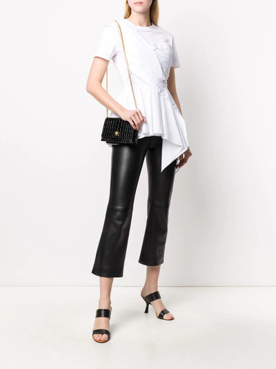 Alexander McQueen draped-effect top outlook