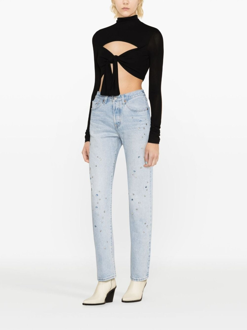 MSGM cutout crop top outlook