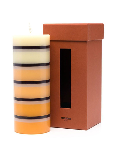Missoni striped single-wick candle outlook