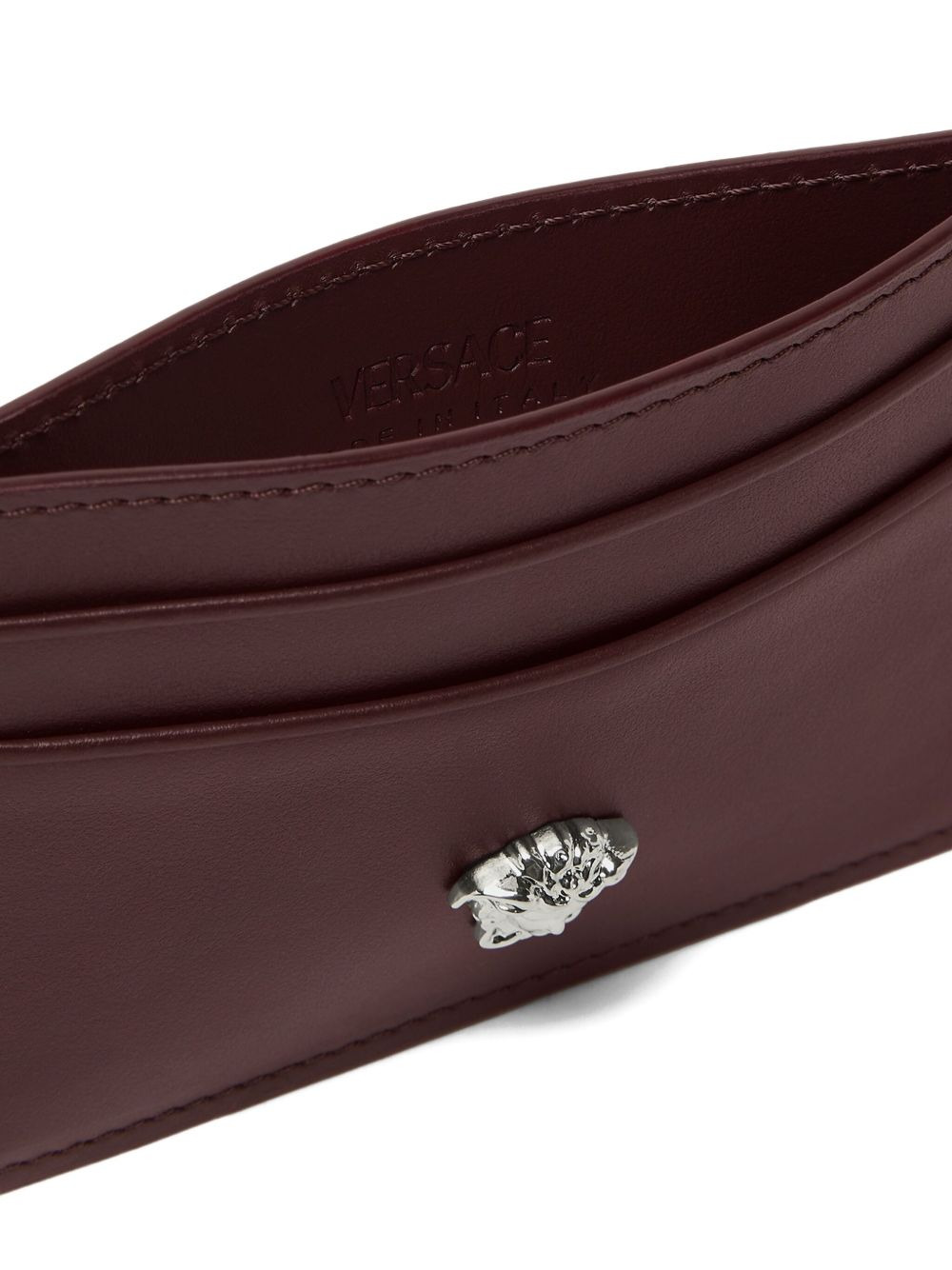 Medusa leather cardholder - 2