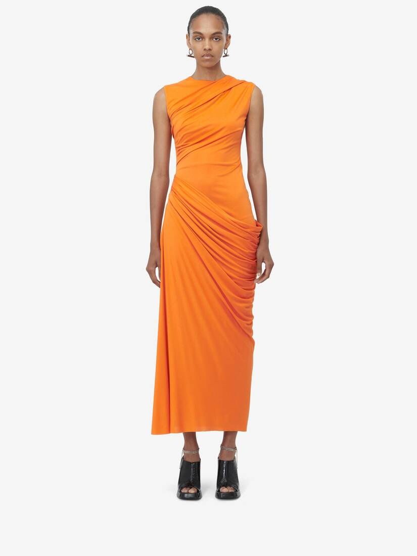 Asymmetric Gathered Dress - 2
