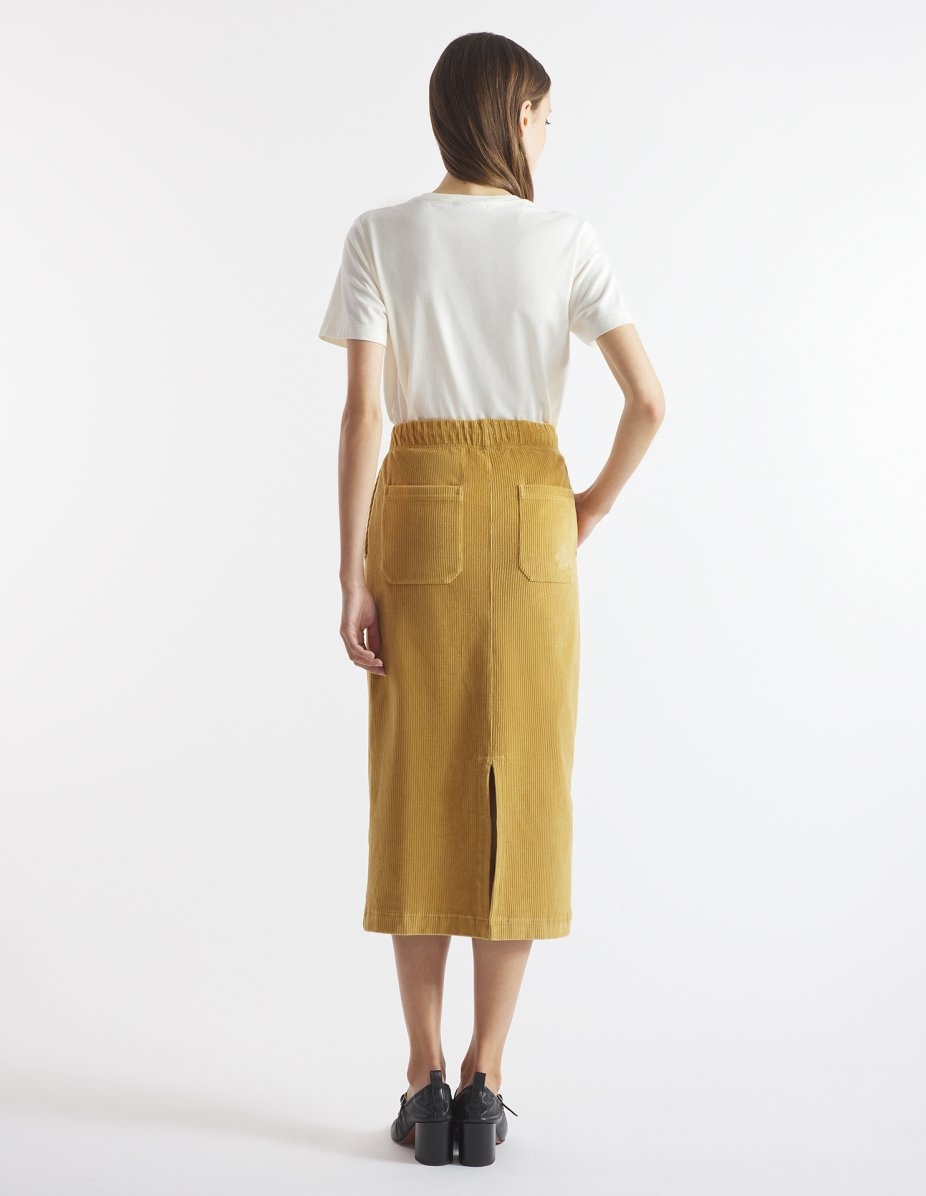 CORDUROY LONG SKIRT - 5