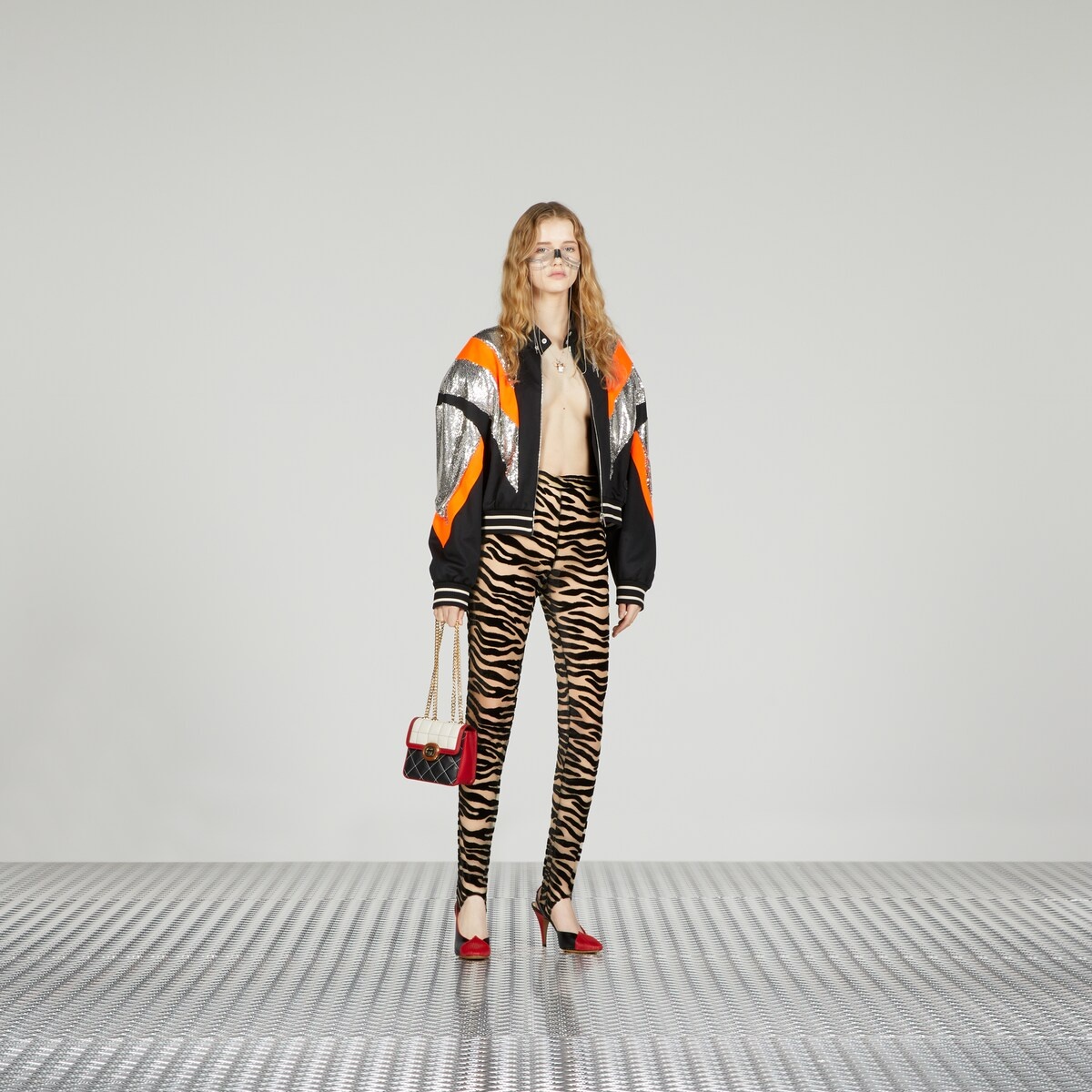 Technical jersey zebra print legging - 2