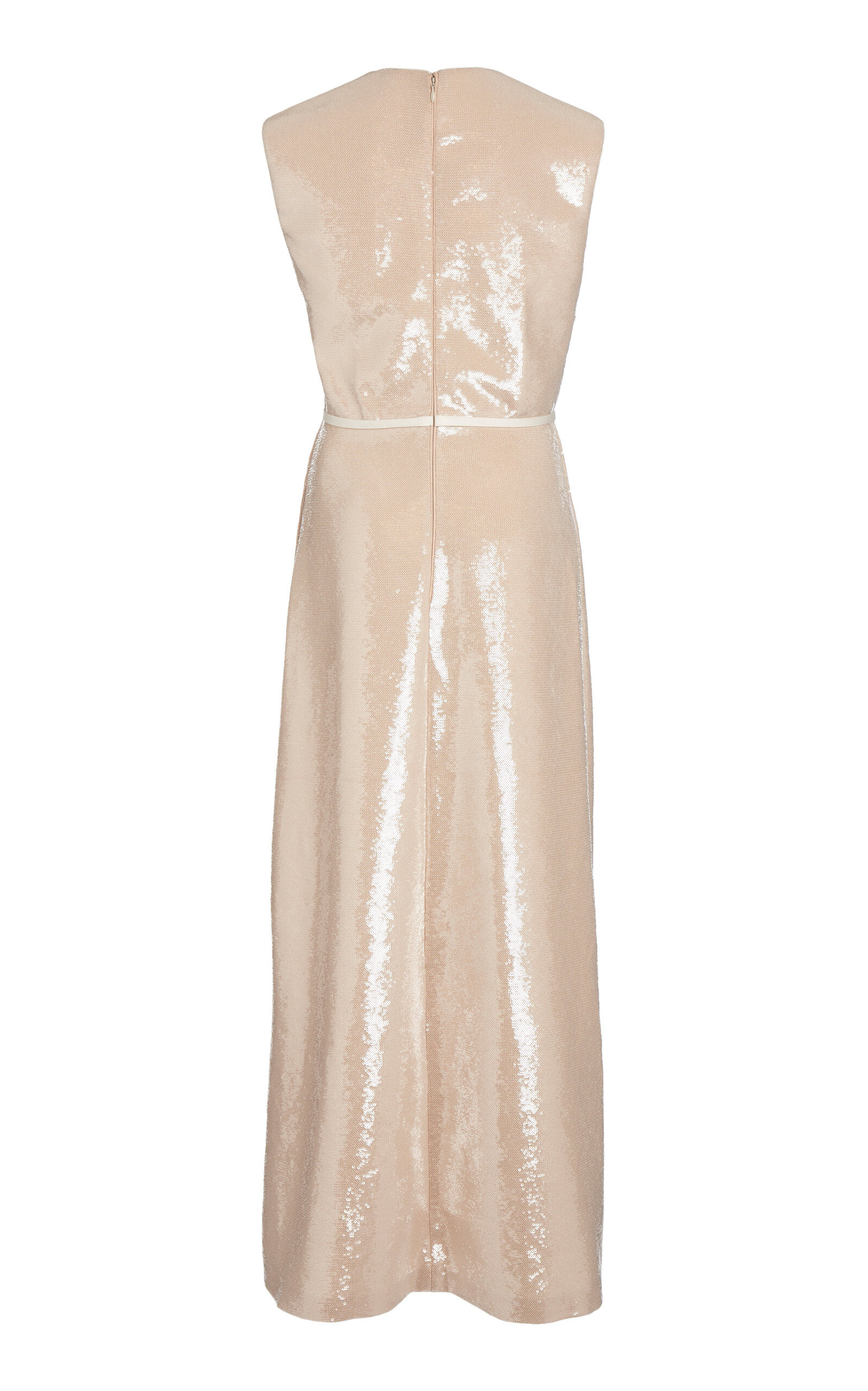 Sleeveless Sequined Maxi Dress neutral - 5