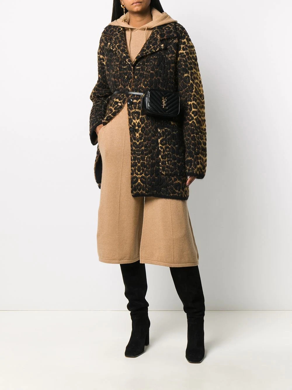 leopard print coat - 2