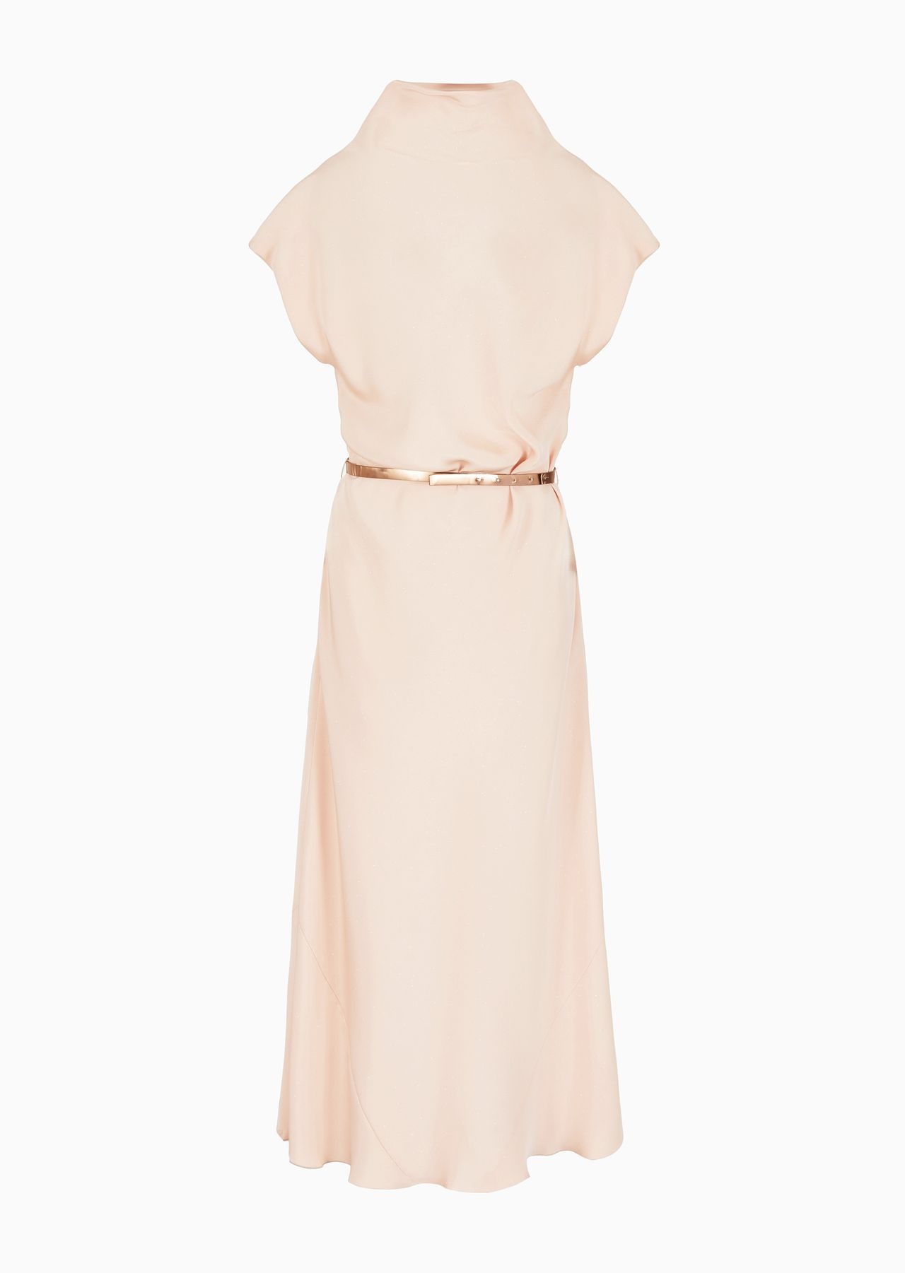 Marocain glittery silk midi dress - 1
