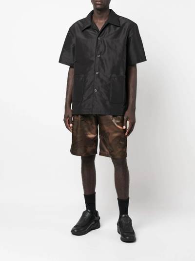 FENG CHEN WANG camouflage knee-length shorts outlook