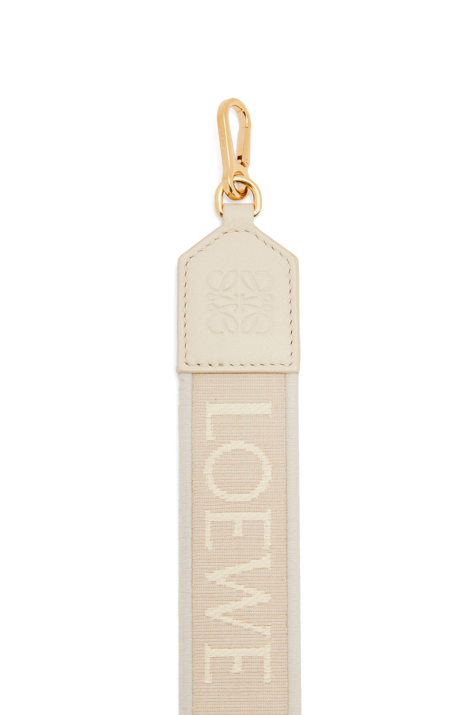 Bracelet Pouch in pleated nappa & Anagram strap in jacquard and calfskin - 9