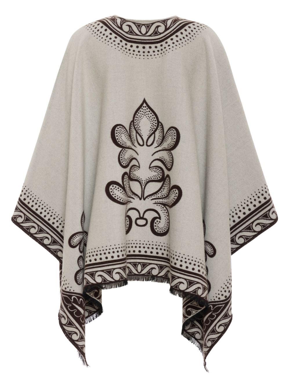 two-tone poncho - 5