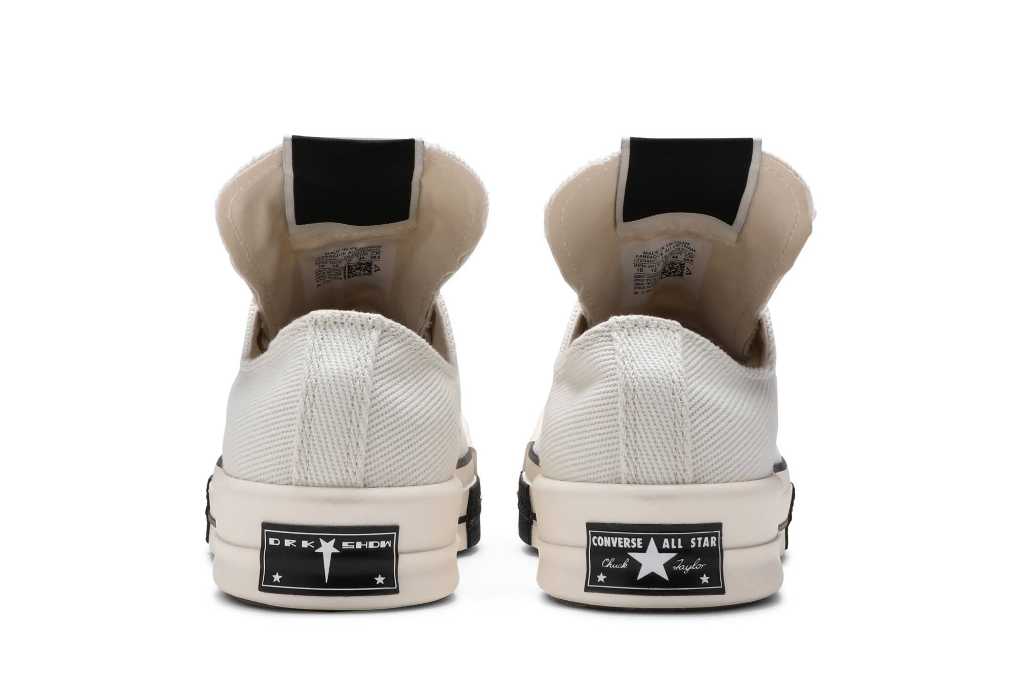 Rick Owens x TURBODRK Chuck 70 Low 'Lily White' - 5