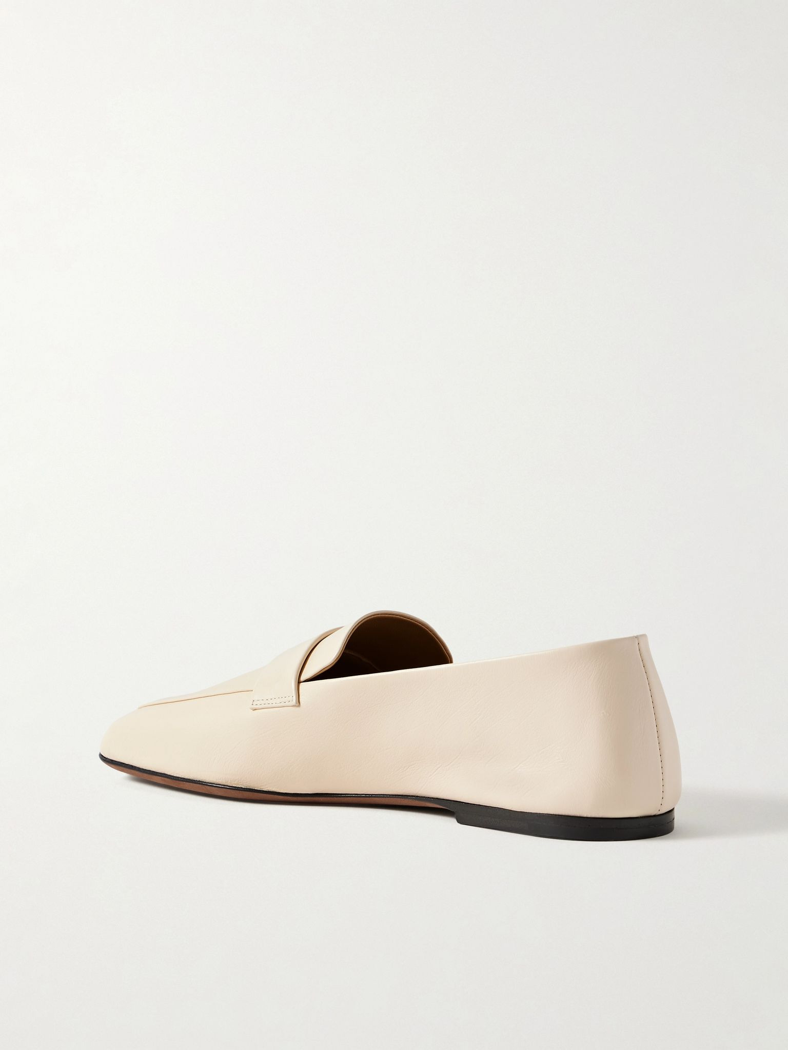 Leather loafers Cream - 3