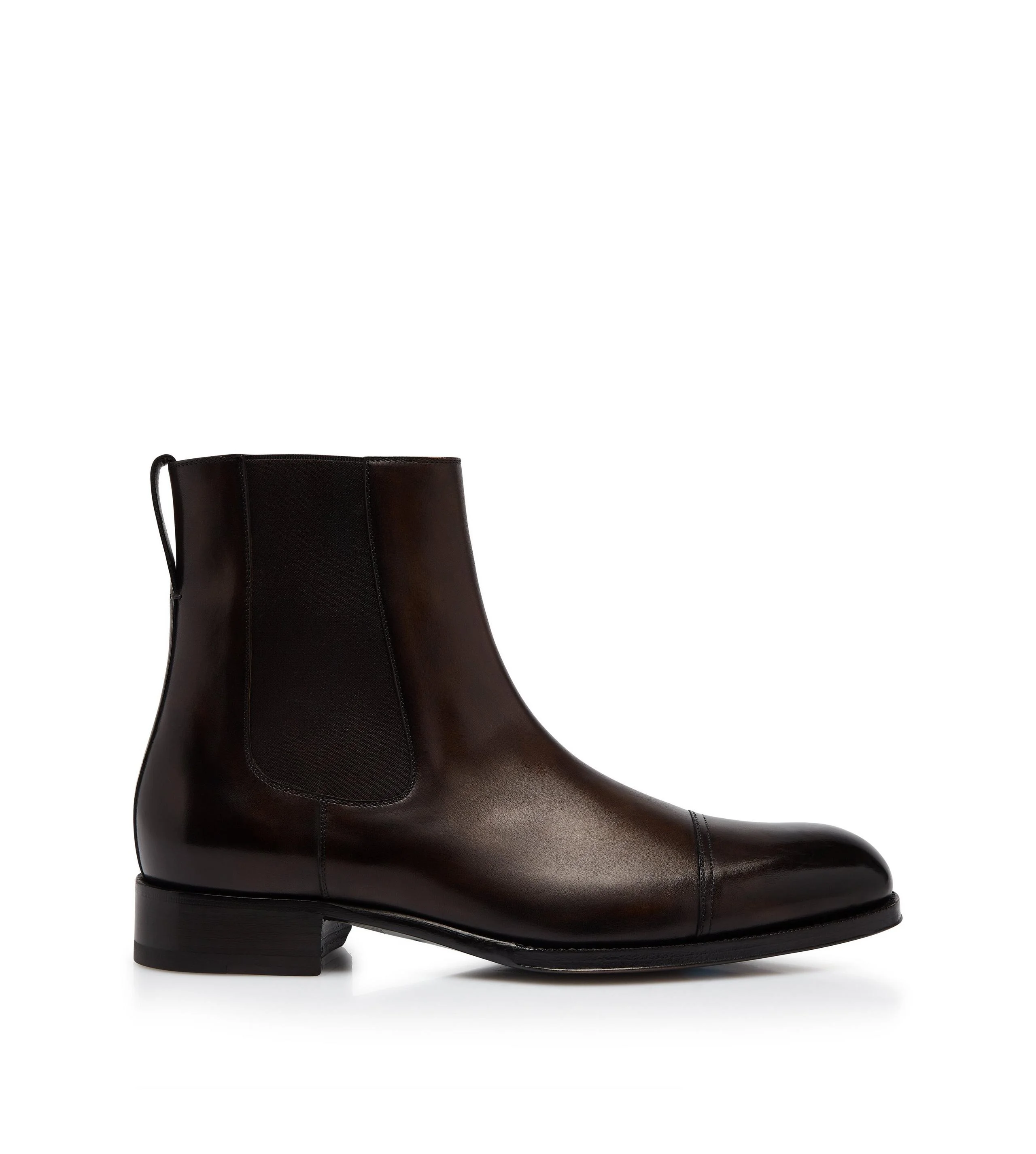 BURNISHED LEATHER EDGAR CHELSEA BOOT - 1