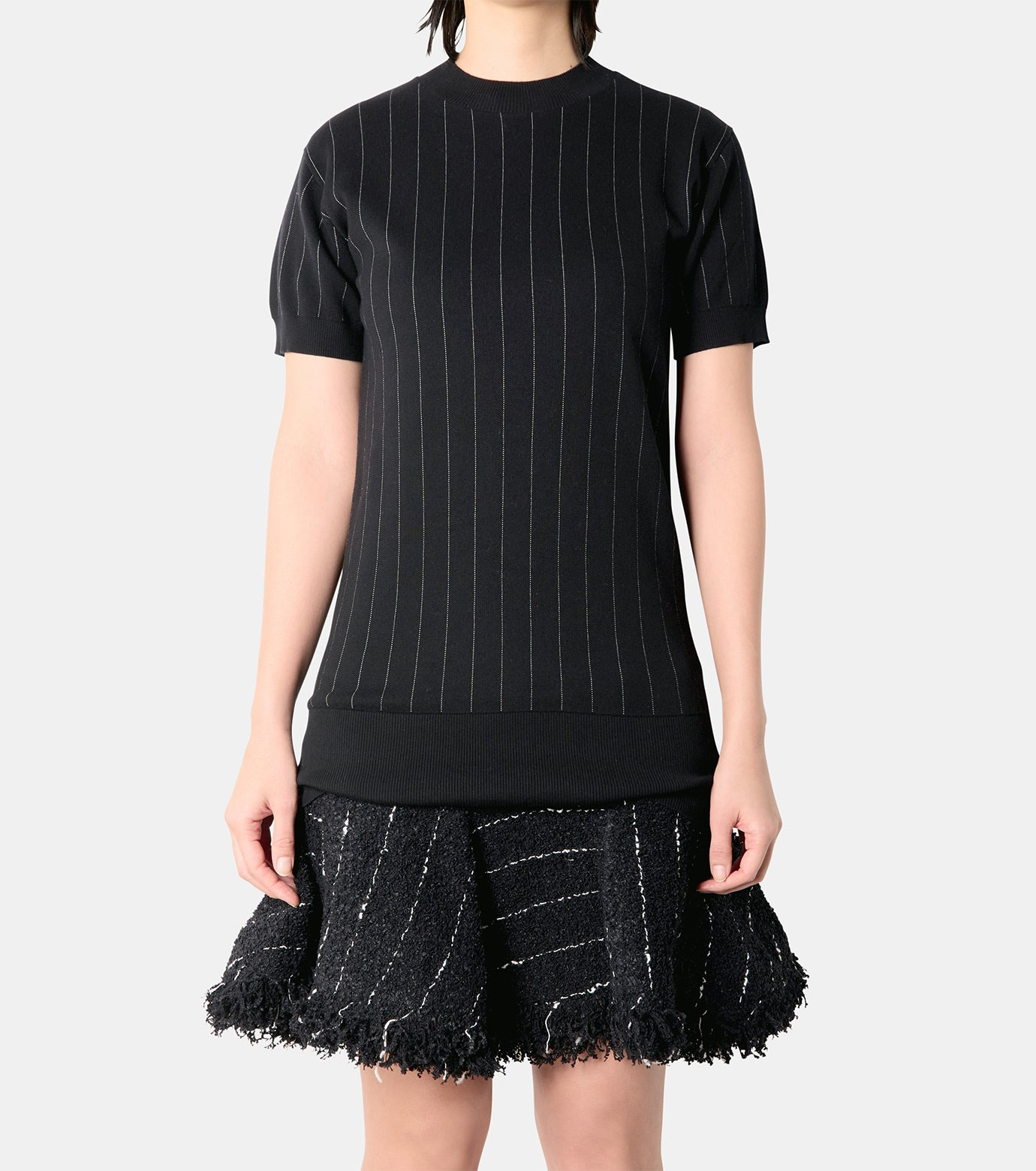 Tweed x Knit Dress - 2
