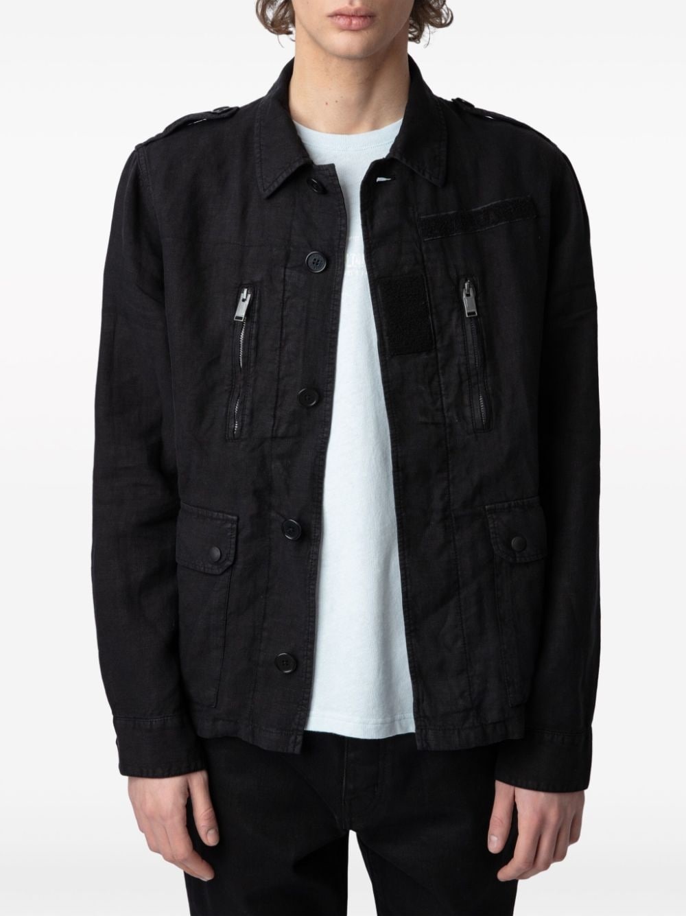 Kido linen jacket - 3
