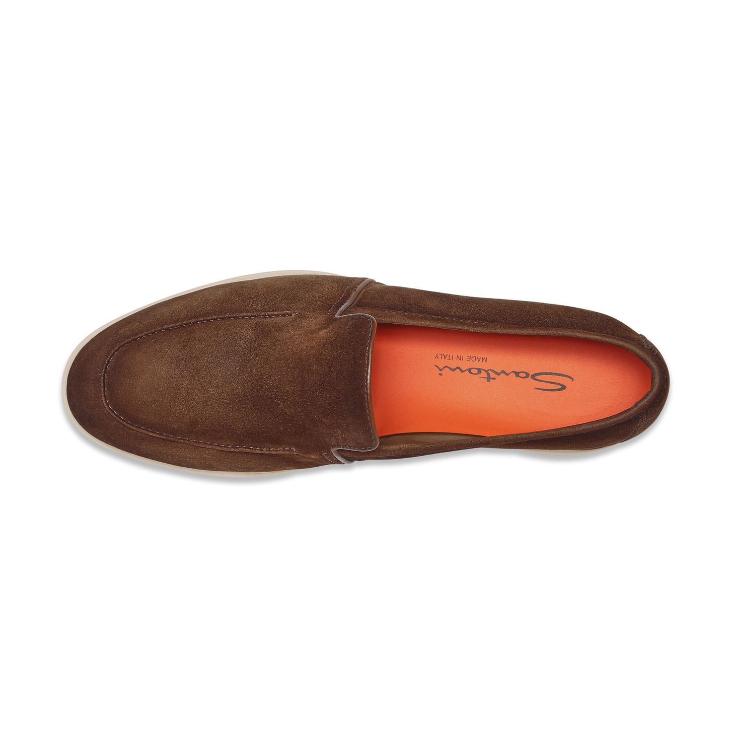 Men's brown suede loafer - 4