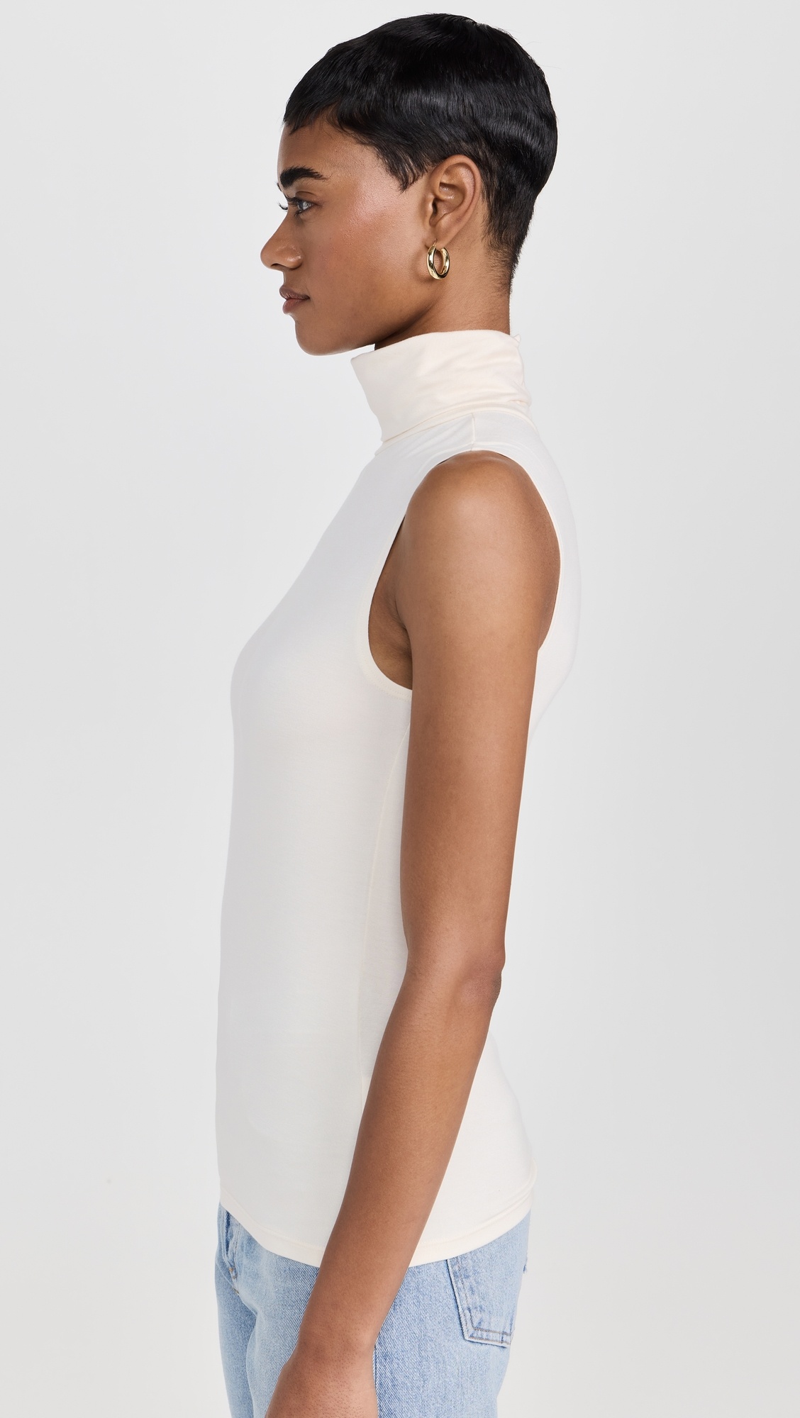 Ceci Sleeveless Turtleneck Tee - 3