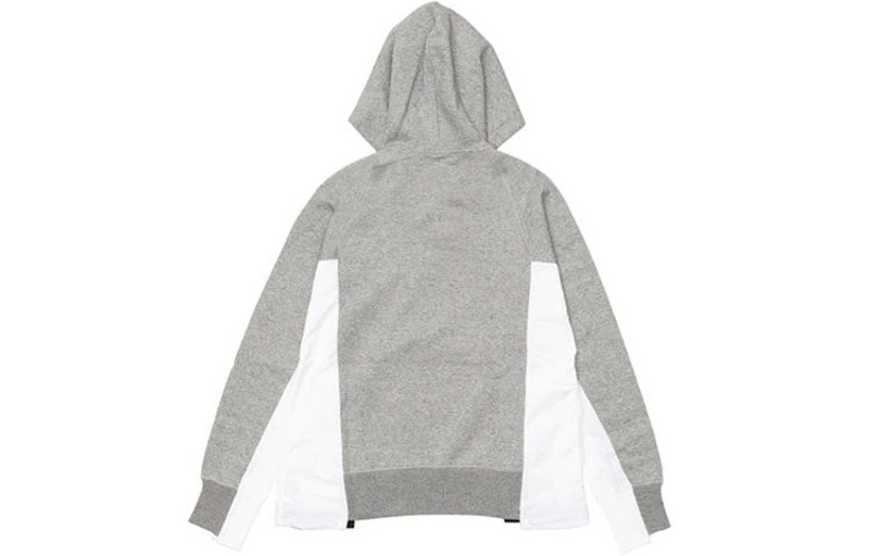 Nike Nike x Sacai Crossover Logo Printing Splicing Contrasting Colors Sports Asia Edition Gray CZ4695-063 outlook