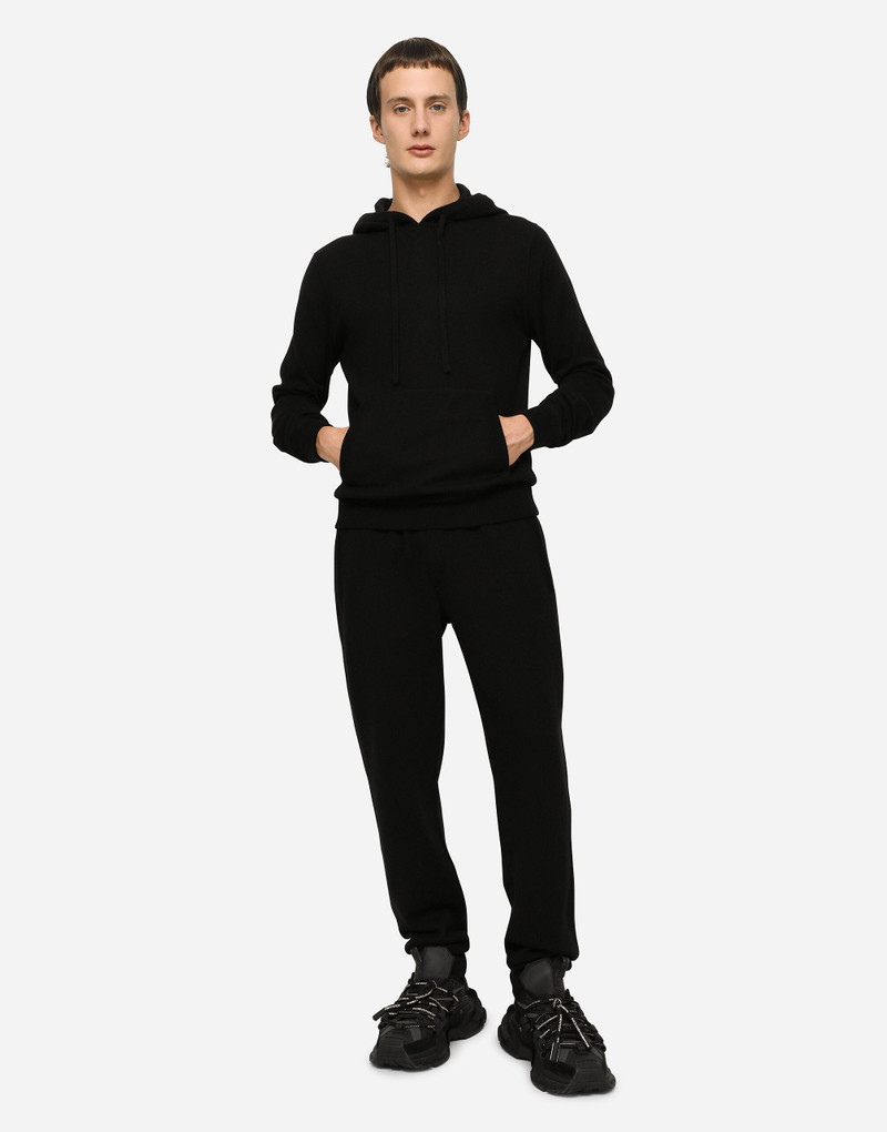 Cashmere jogging pants with DG logo 5