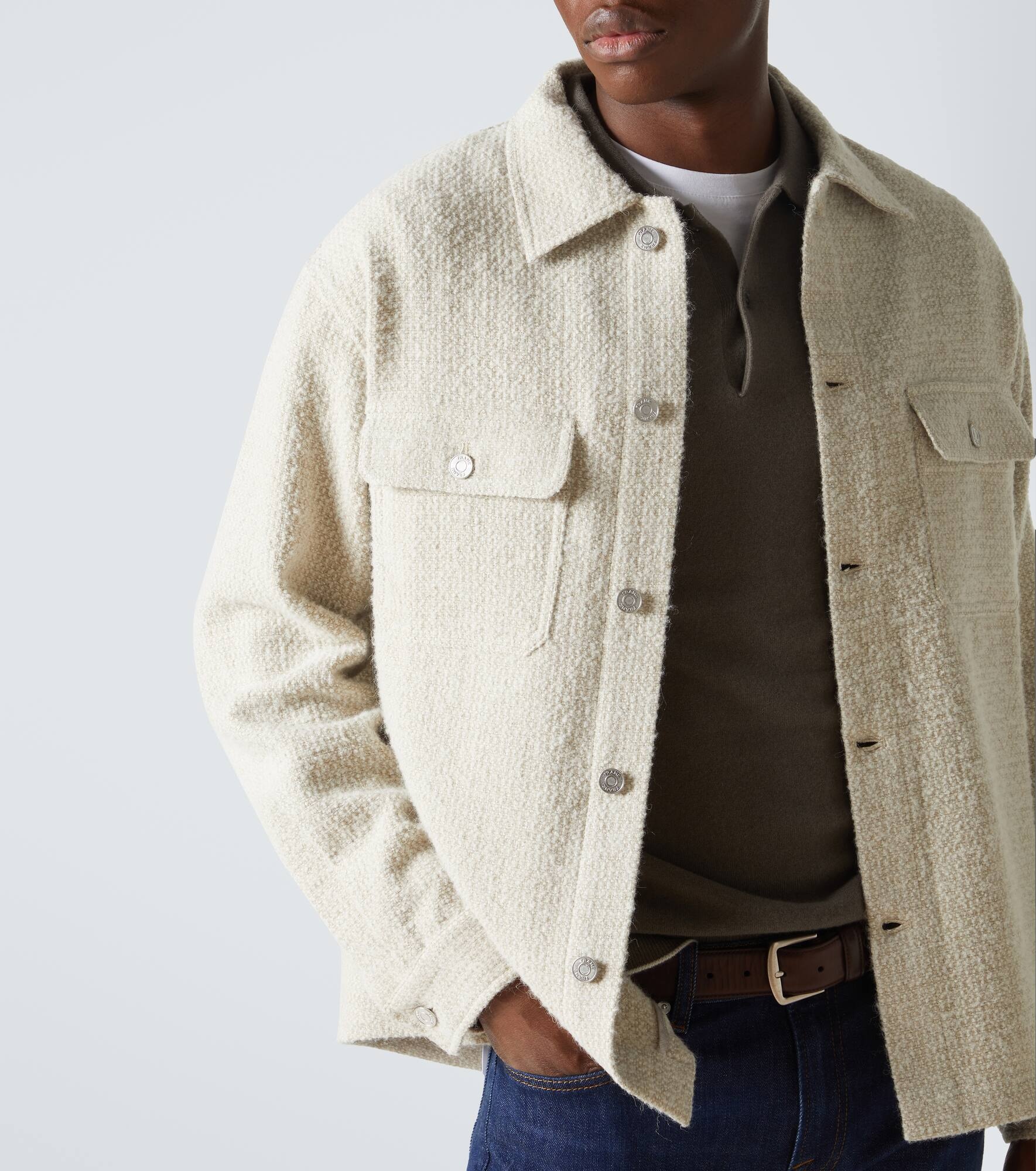 Tweed overshirt - 5