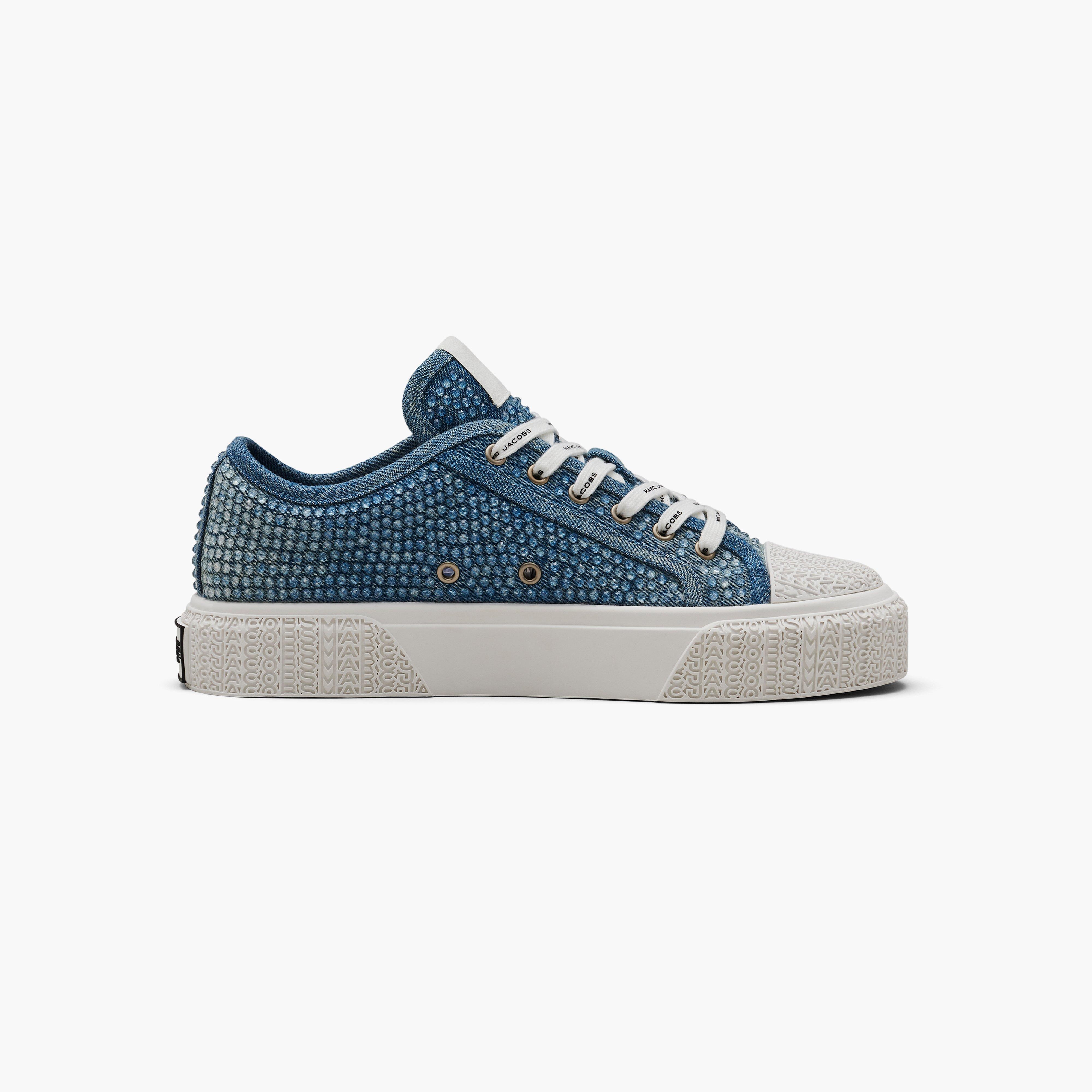 Marc Jacobs THE CRYSTAL DENIM SNEAKER | REVERSIBLE