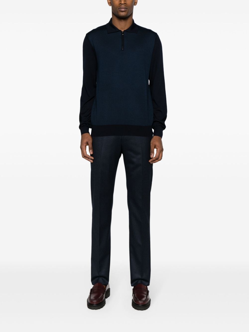 mini-check tailored trousers - 2