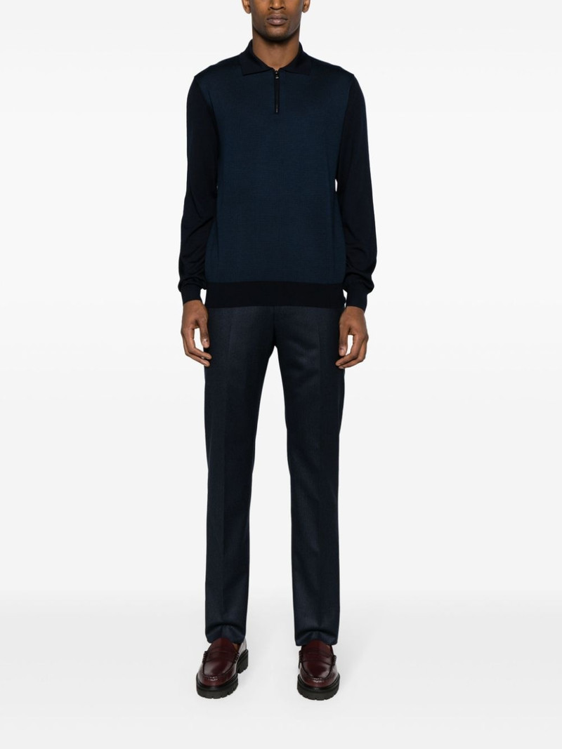 CORNELIANI mini-check tailored trousers outlook