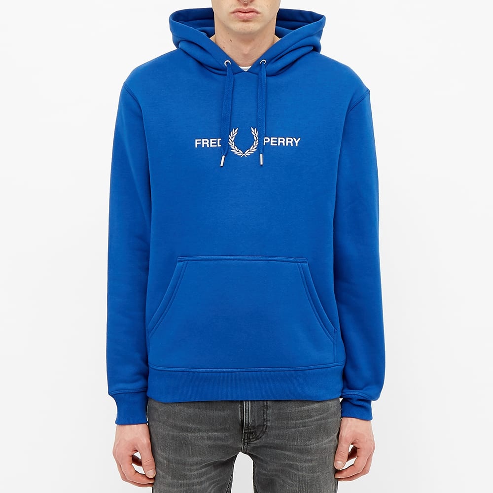 Fred Perry Embroidered Logo Popover Hoody - 3