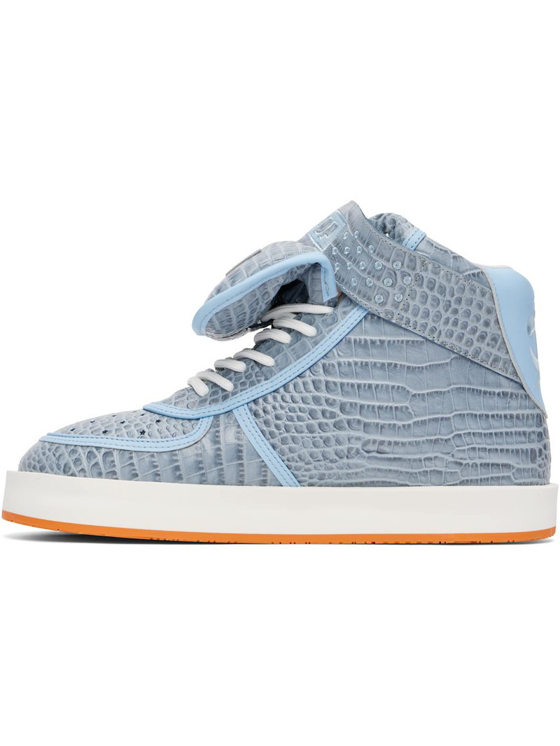 PDF Blue Stella High Croc Sneakers outlook