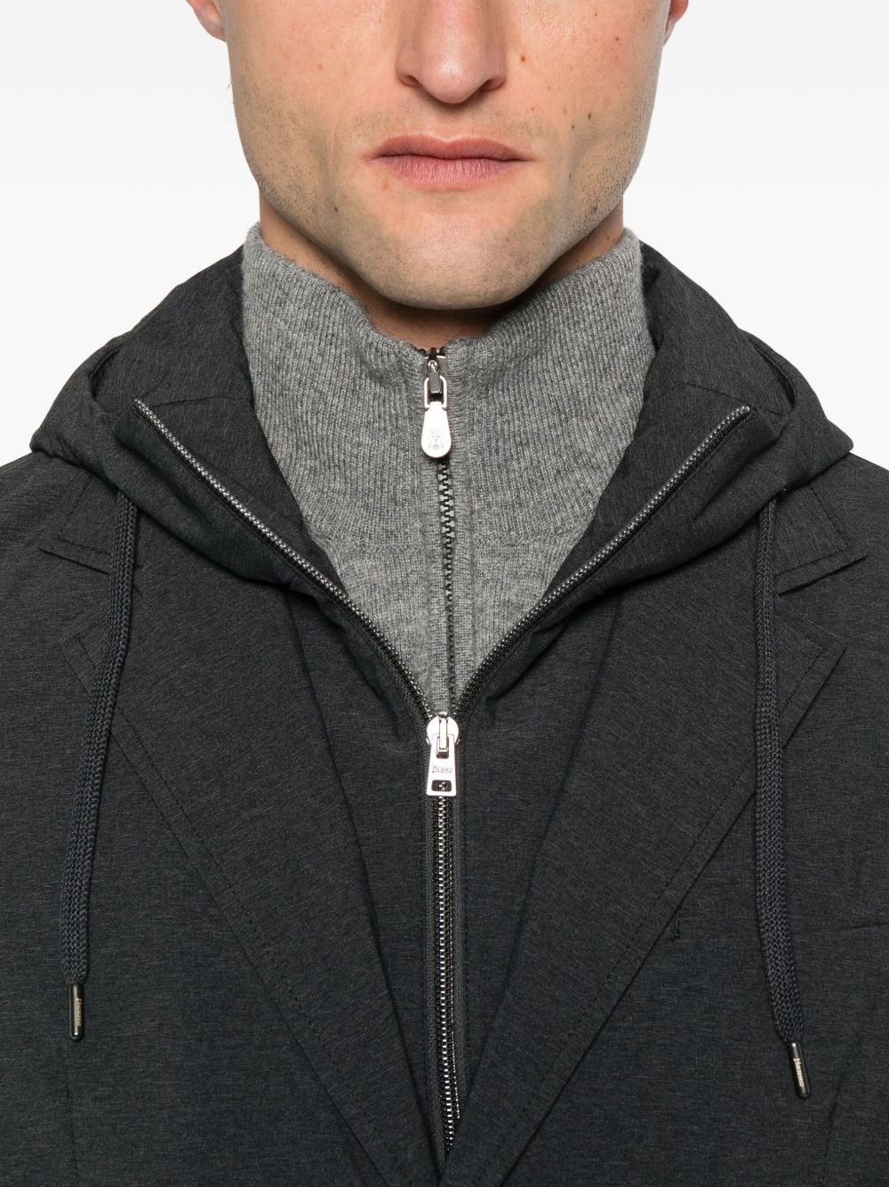 hooded blazer - 5