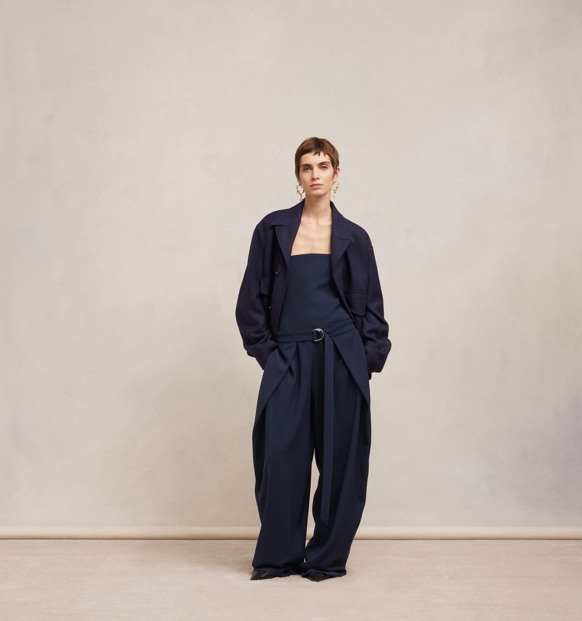 Jumpsuit With Floating Panels - 3