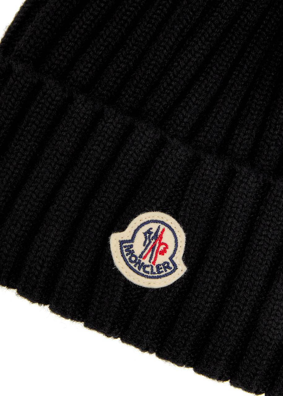 Moncler Ribbed Wool Bobble hat - 3