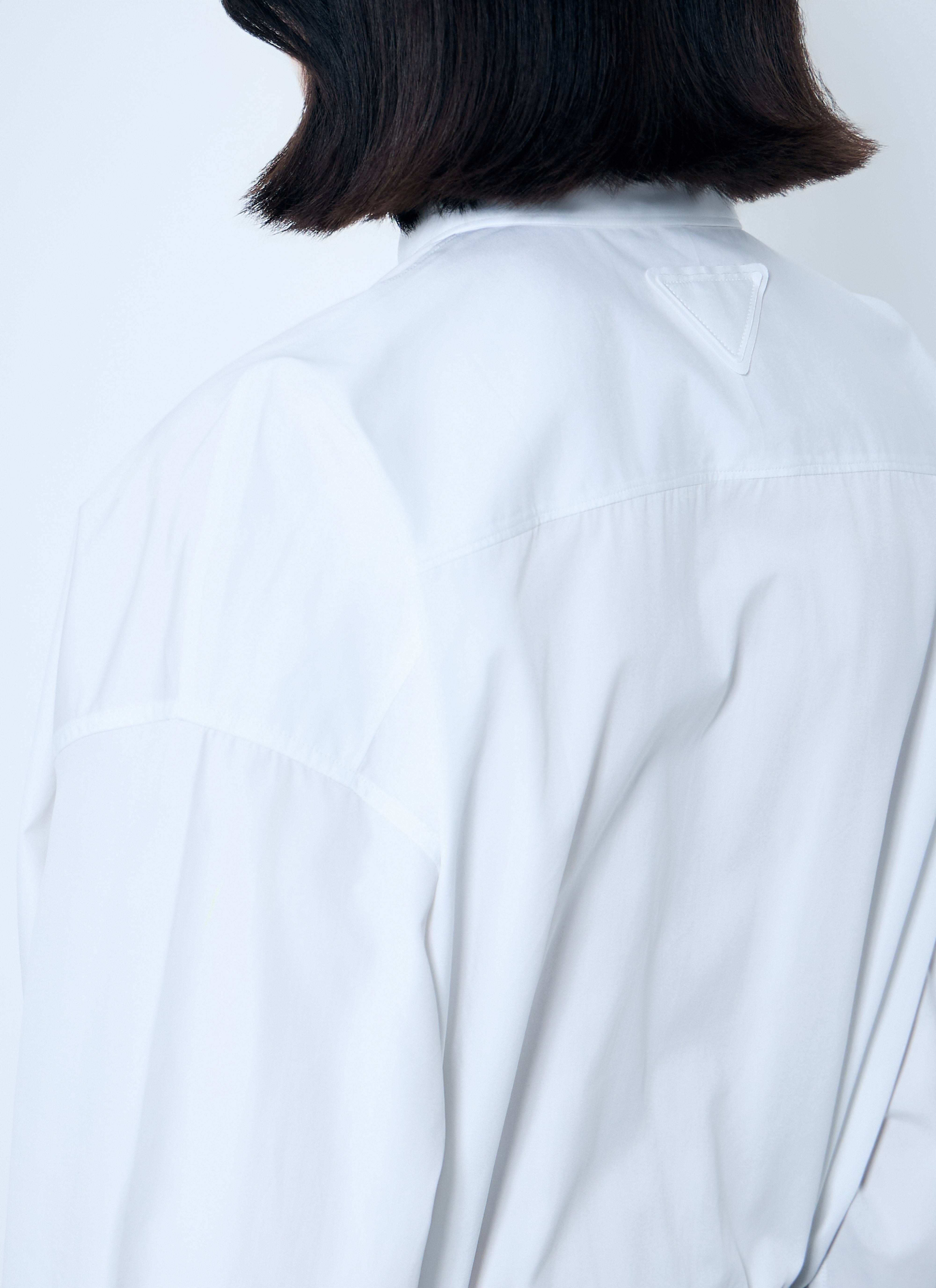 Prada Women Drawstring Hem Shirt - 6