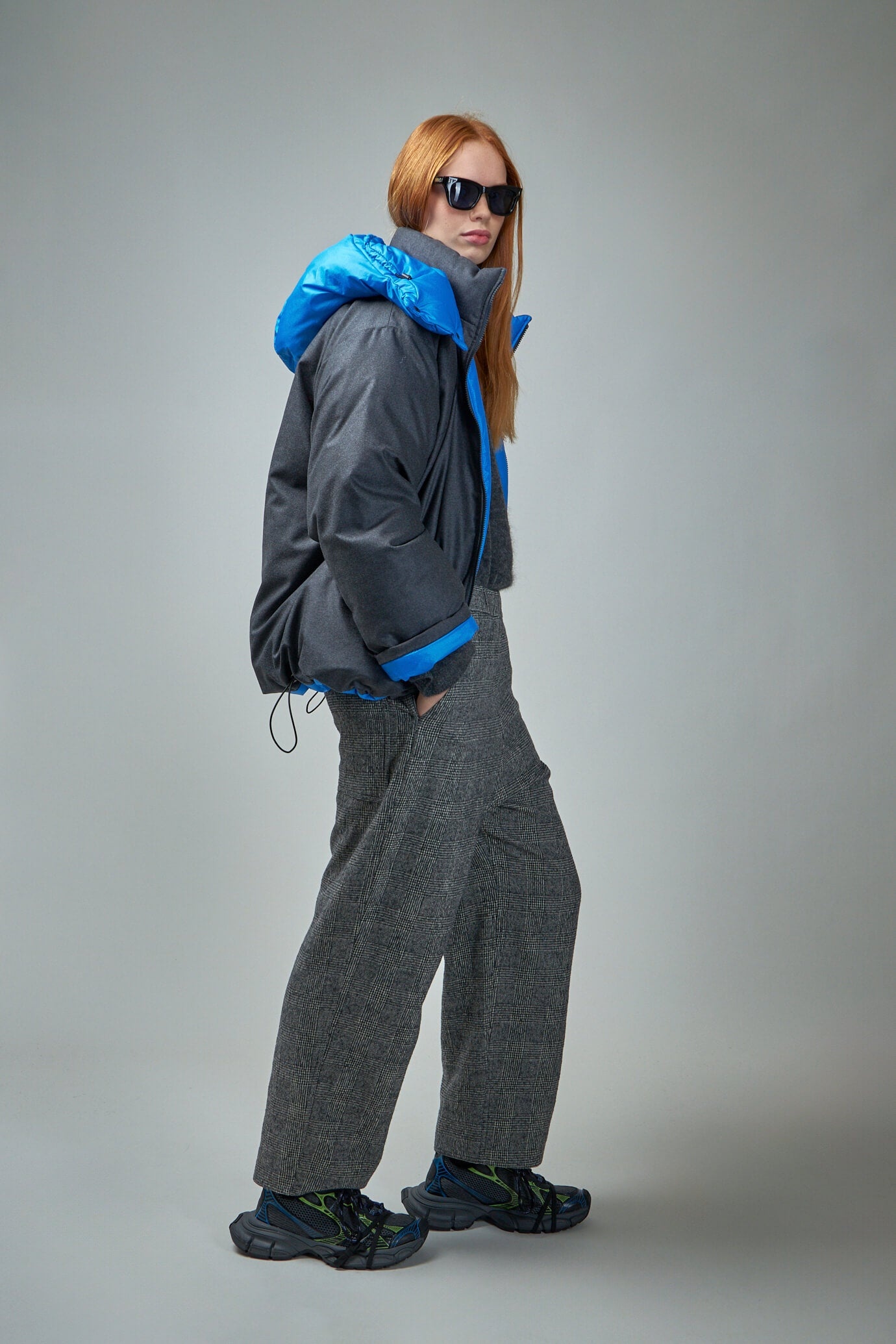 Reversible Hooded Jacket Down Filled - 2