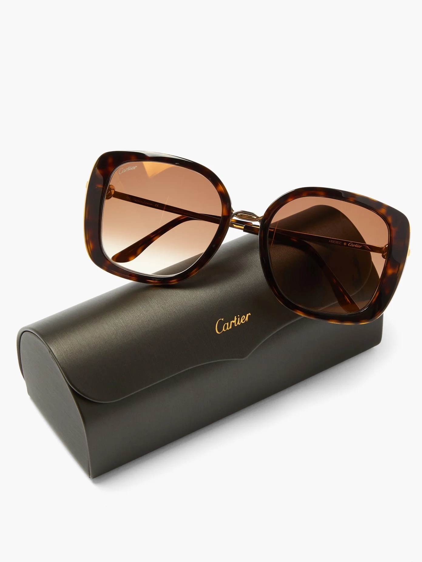 Trinity square tortoiseshell-acetate sunglasses - 5