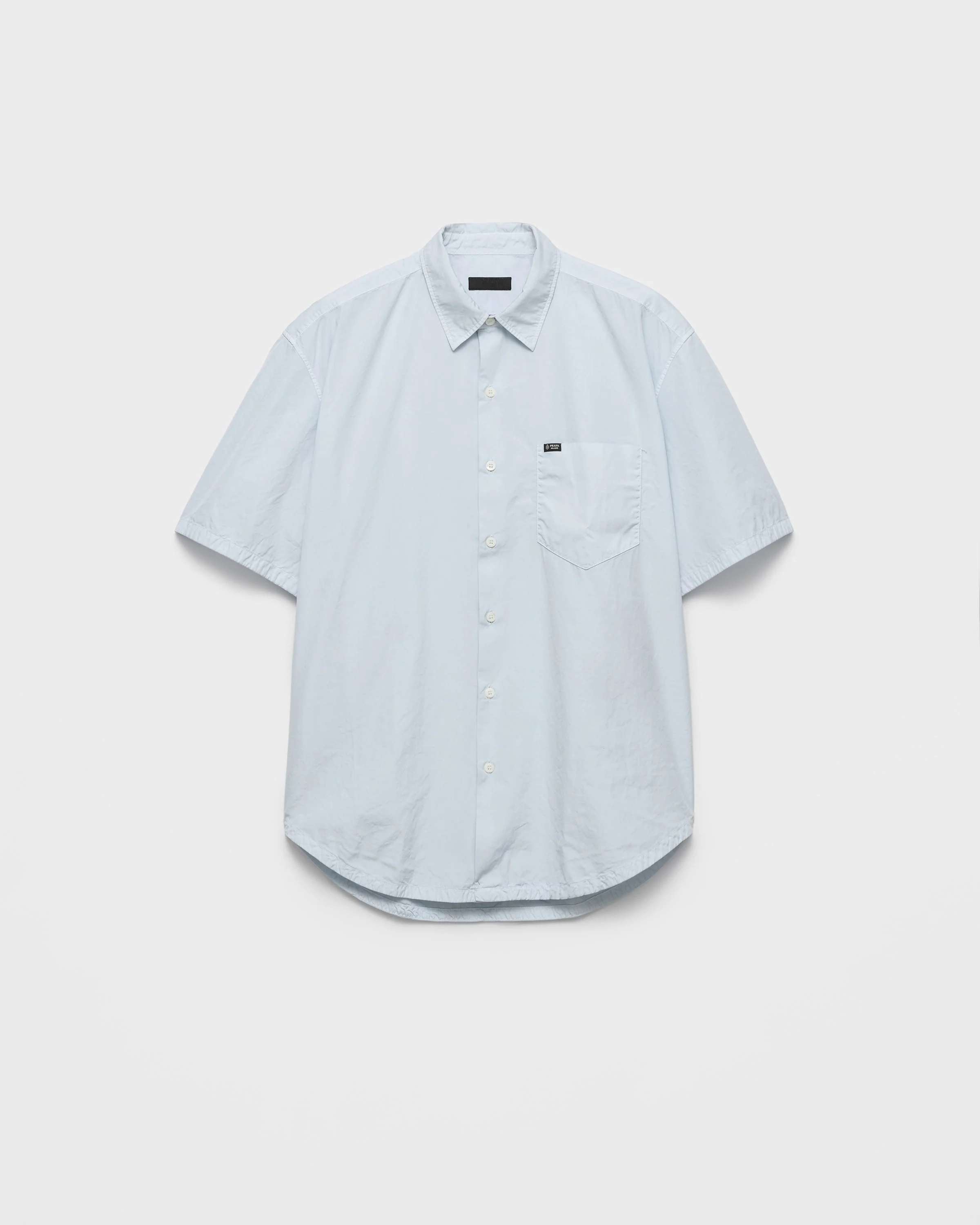 Short-sleeved cotton shirt - 1
