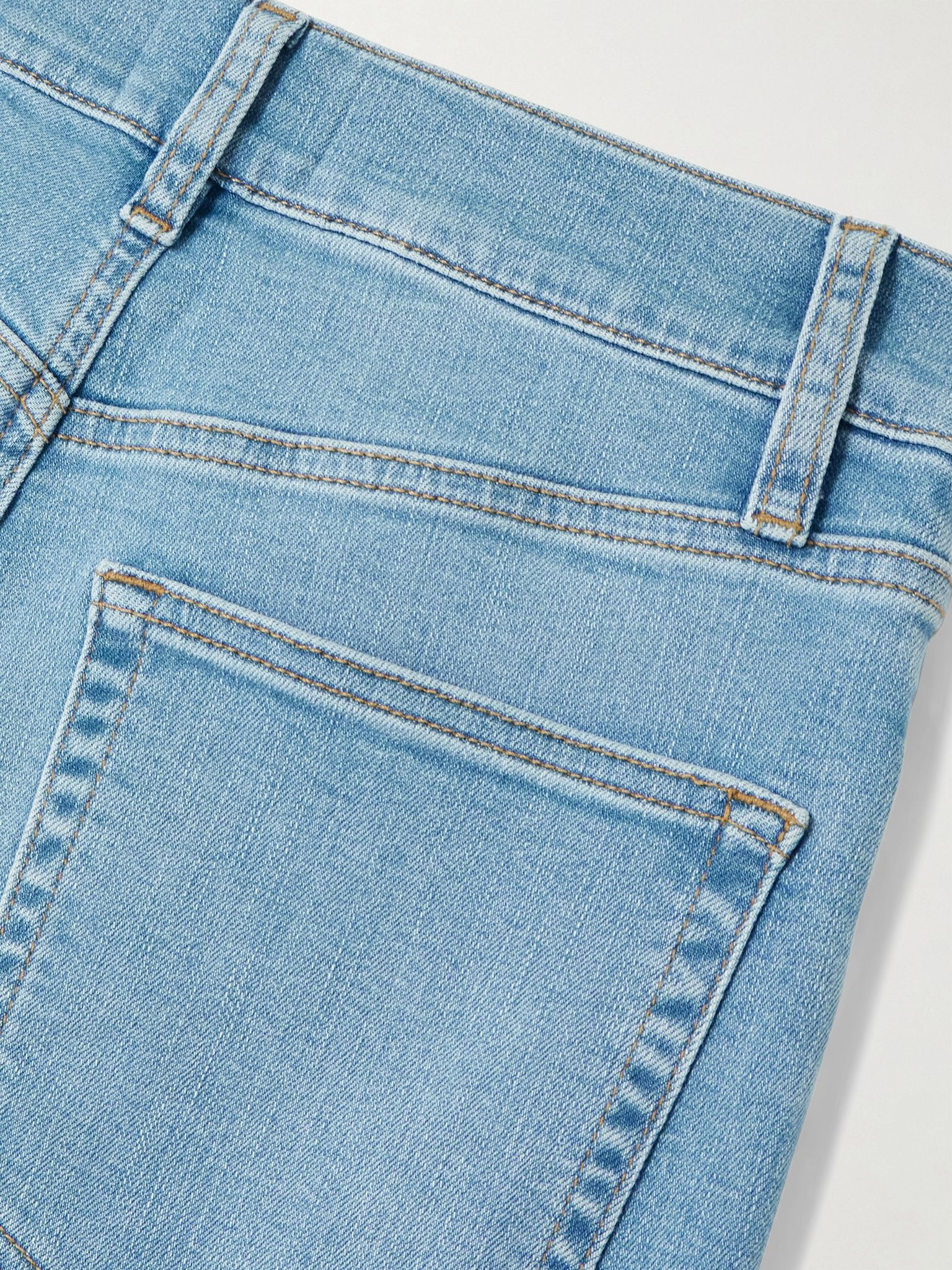 Le Slim Palazzo mid-rise straight-leg jeans Mid denim - 6