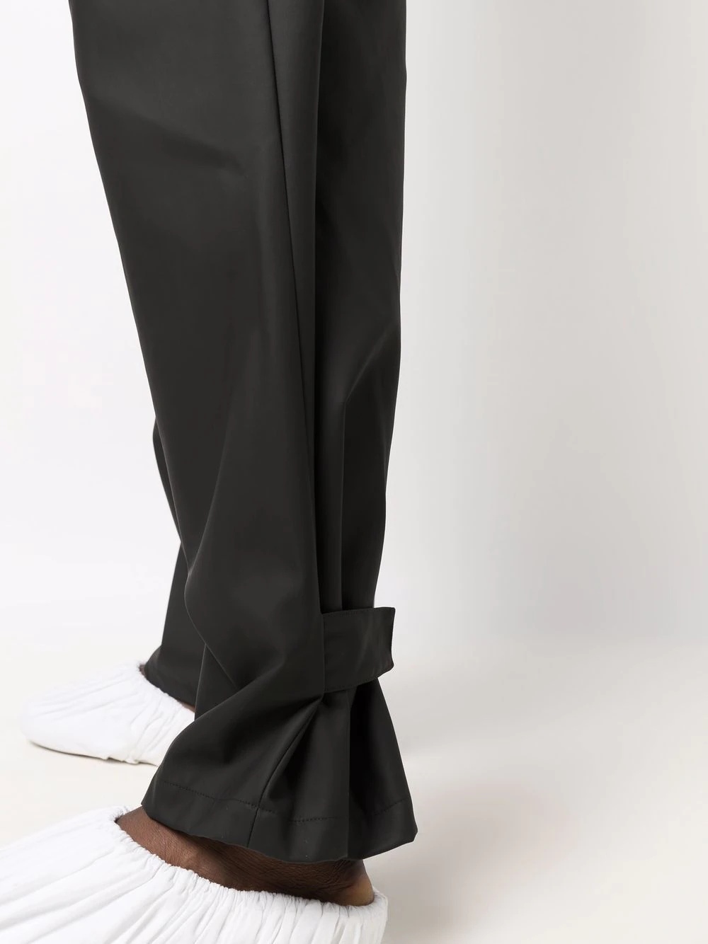 two-toned straight trousers - 5