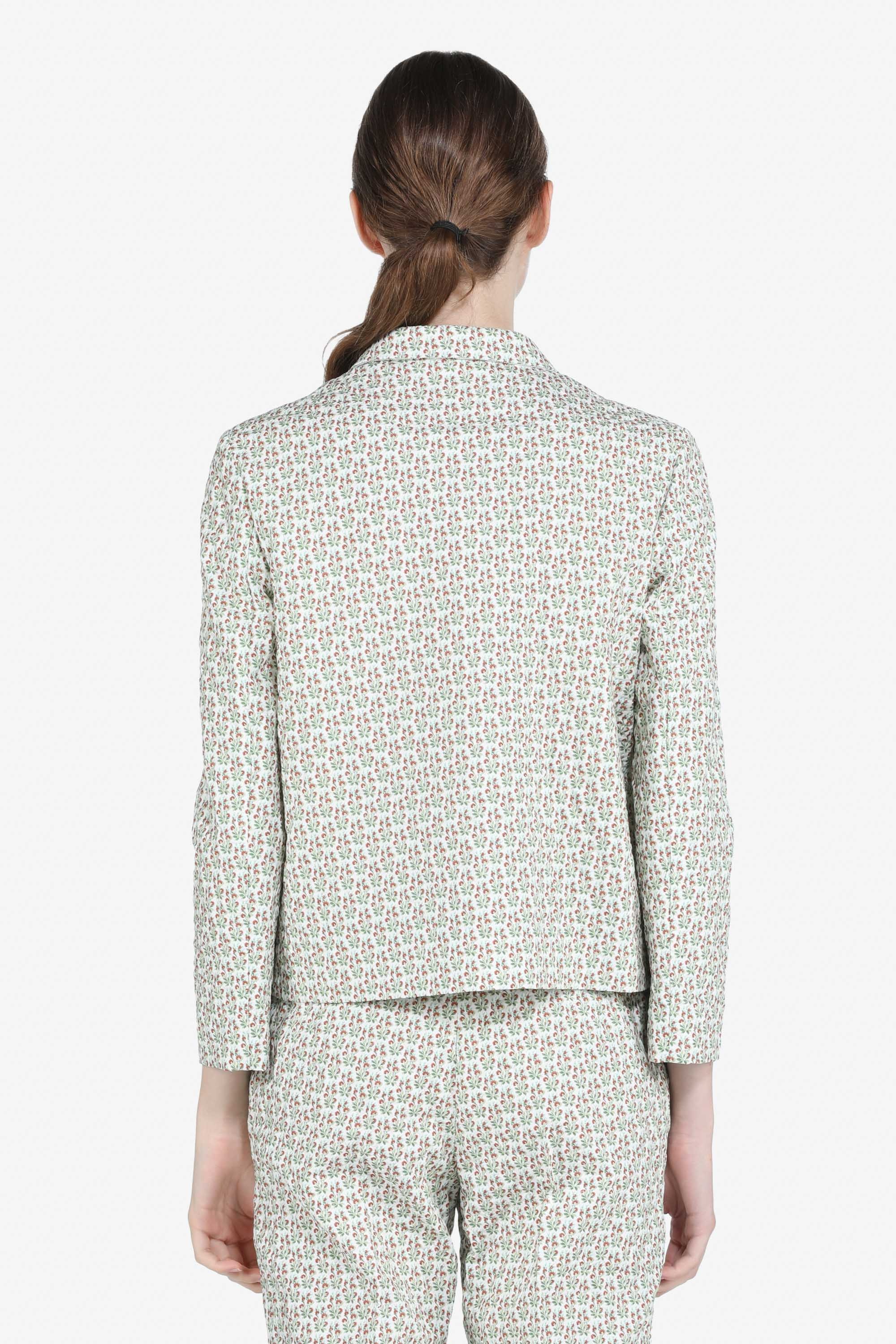 FLORAL-PRINT COTTON JACKET - 2