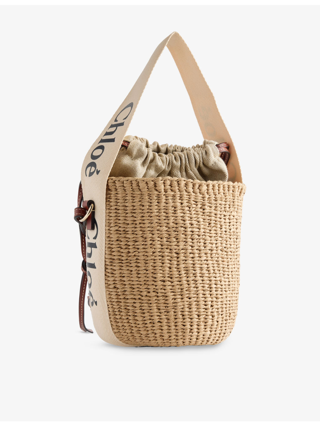 Woody small raffia basket bag - 4